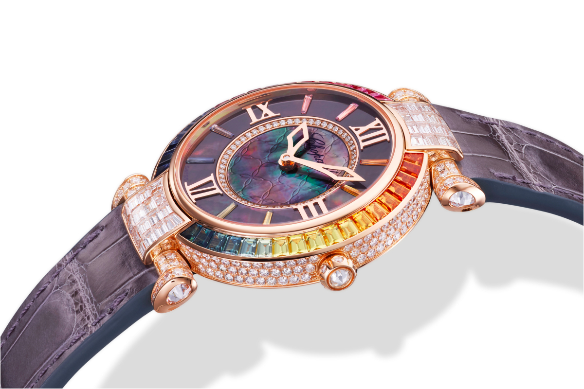 Chopard выпустил новые часы Imperiale Joaillerie Rainbow с разноцветными сапфирами (фото 4)