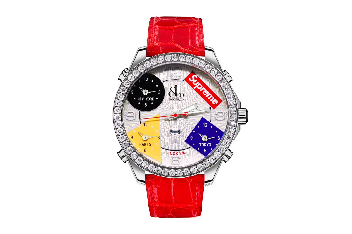 Jacob & Co. выпустил часы в коллаборации с Supreme (фото 2)