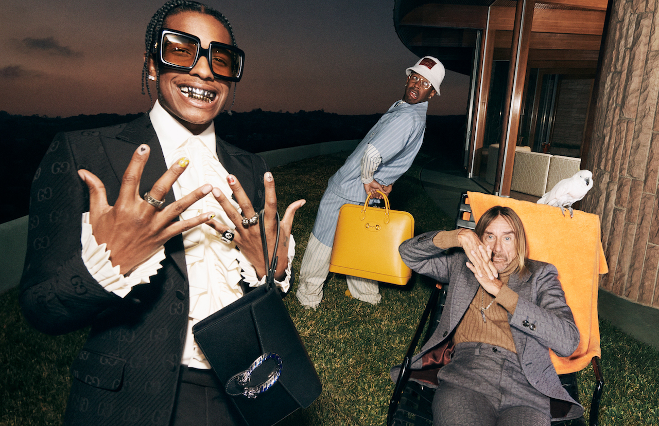 A$AP Rocky, Игги Поп и Tyler, The Creator снялись в новой кампании Gucci (фото 5)