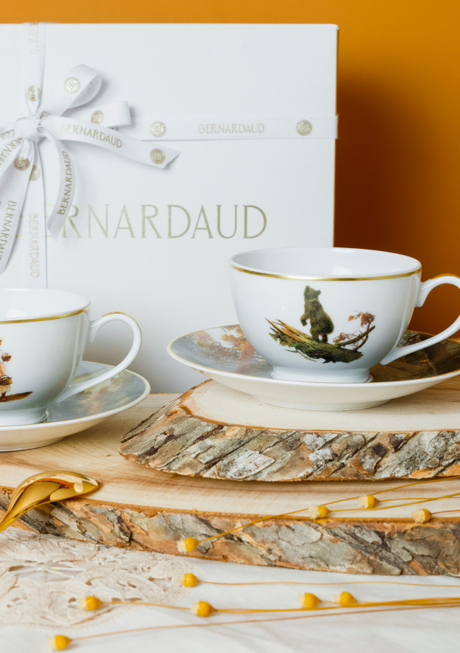 Bernardaud и Третьяковская галерея выпустили чайные пары по мотивам работ Ивана Шишкина (фото 2)