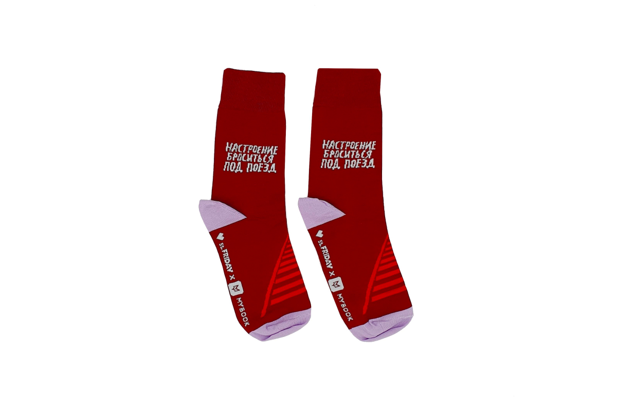 St. Friday Socks и MyBook выпустили носки, вдохновленные героями русской литературы (фото 1)