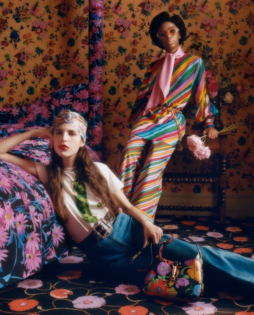 Gucci выпустил коллекцию с цветочными узорами от дизайнера 1970-х Кена Скотта (фото 4)
