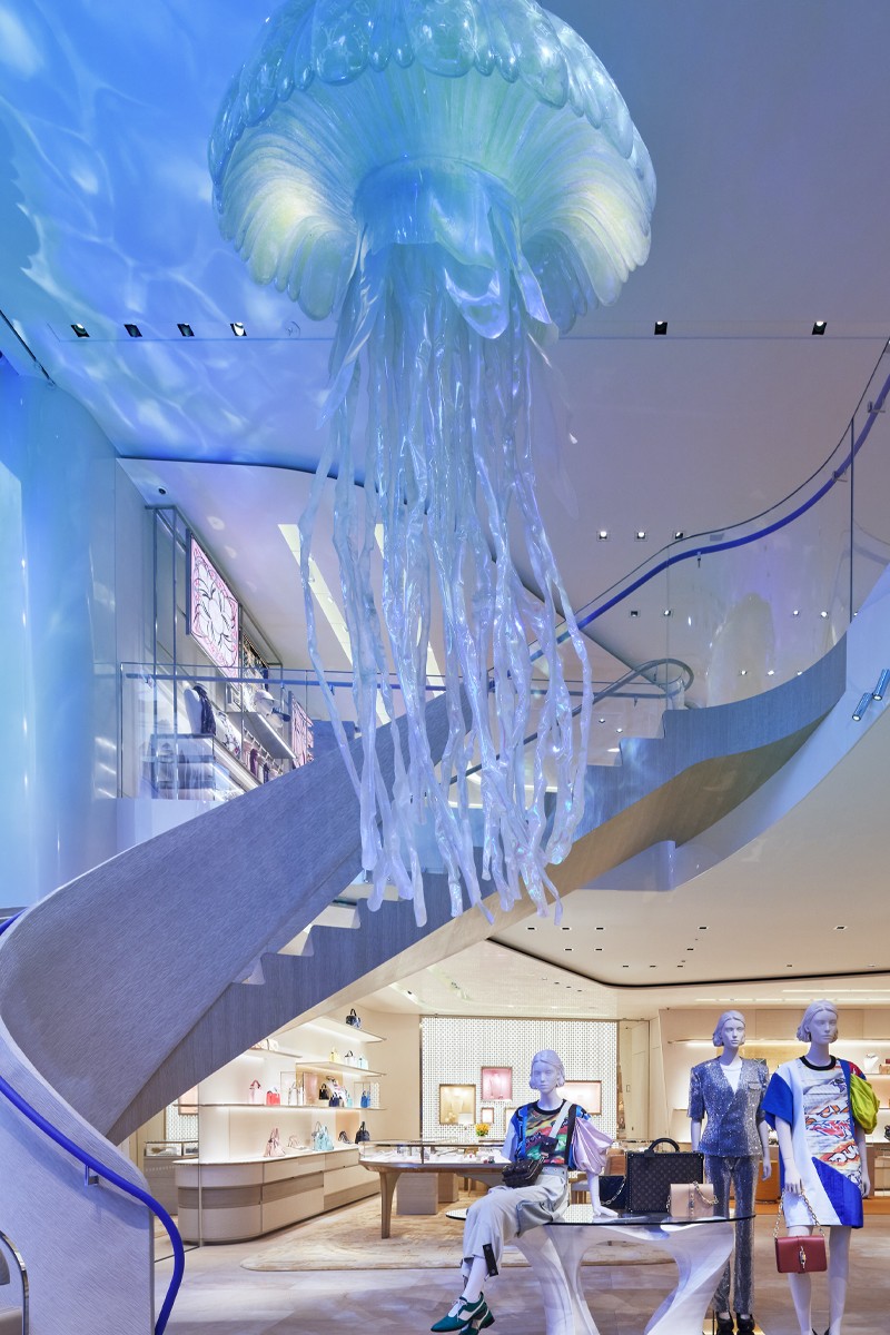 Louis Vuitton открывает инновационный флагманский магазин в Токио (фото 4)