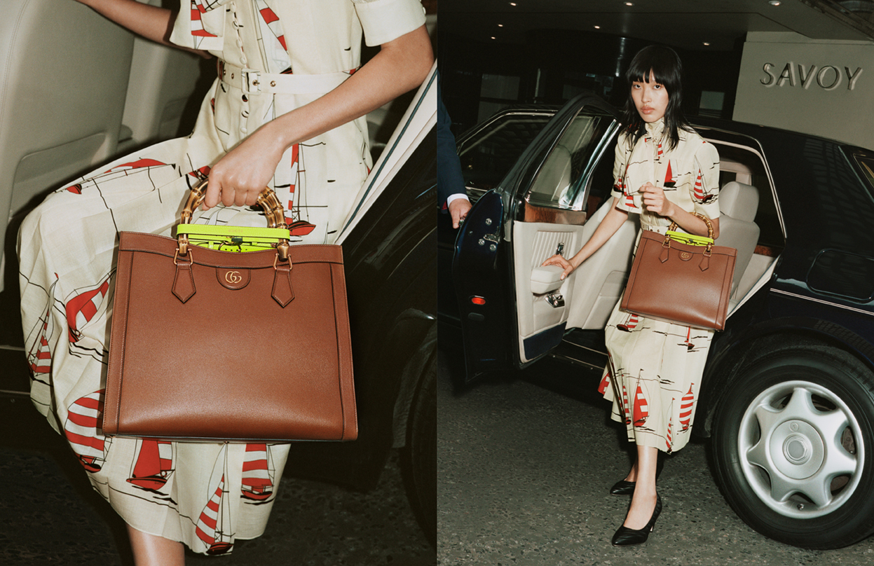 Gucci представил обновленную сумку Diana с бамбуковой ручкой (фото 5)