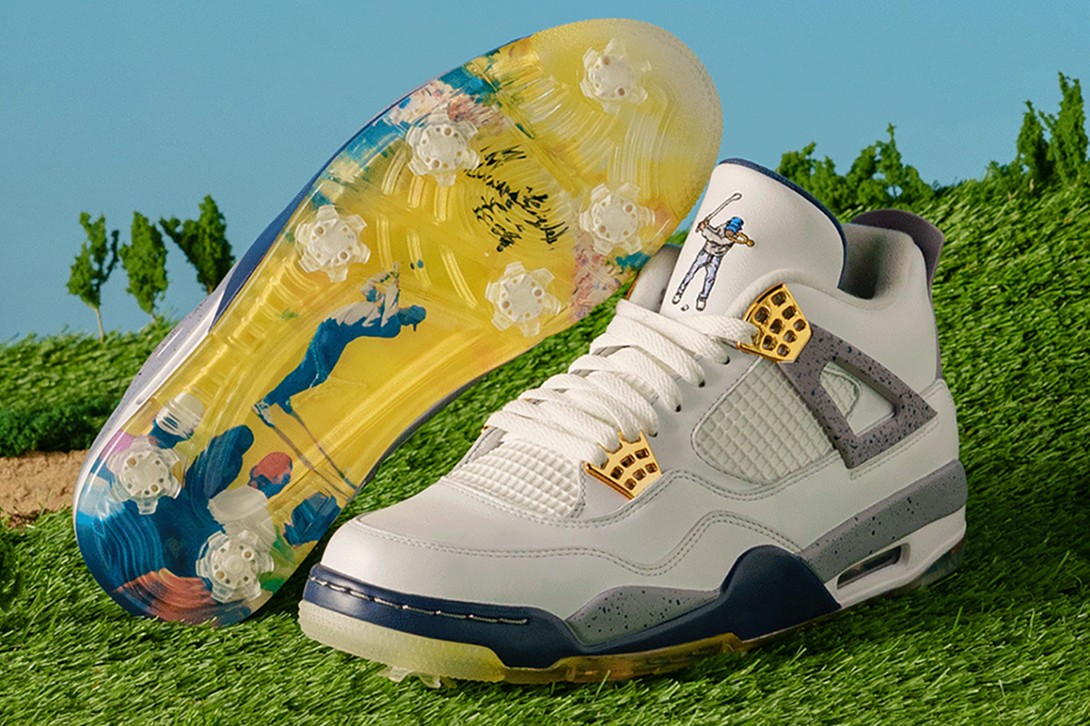 Air Jordan выпустил кроссовки в коллаборации с брендом для гольфа Eastside Golf (фото 1)