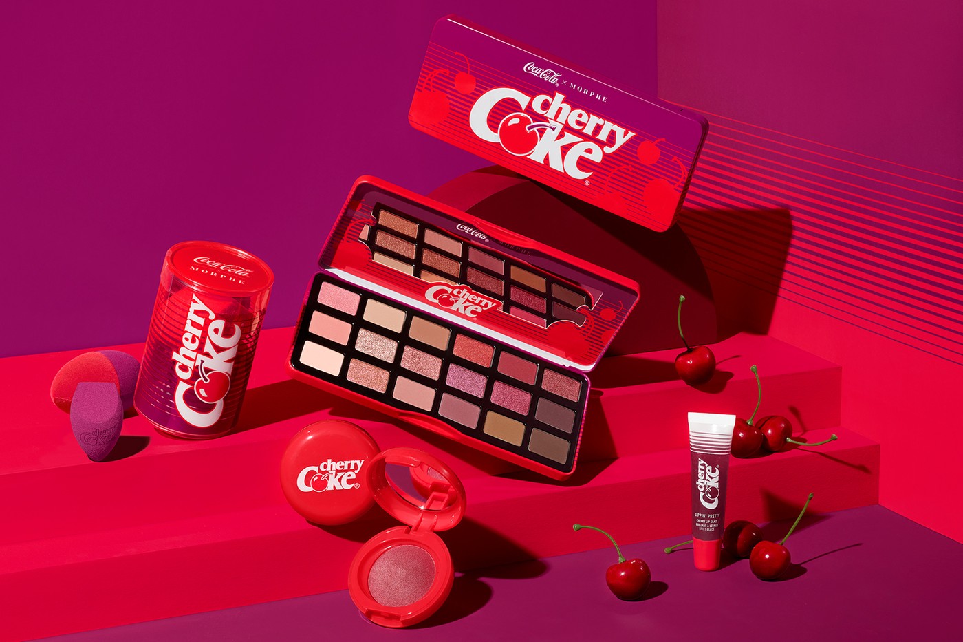 Coca-Cola выпустила коллекцию косметики вместе с брендом Morphe (фото 1)
