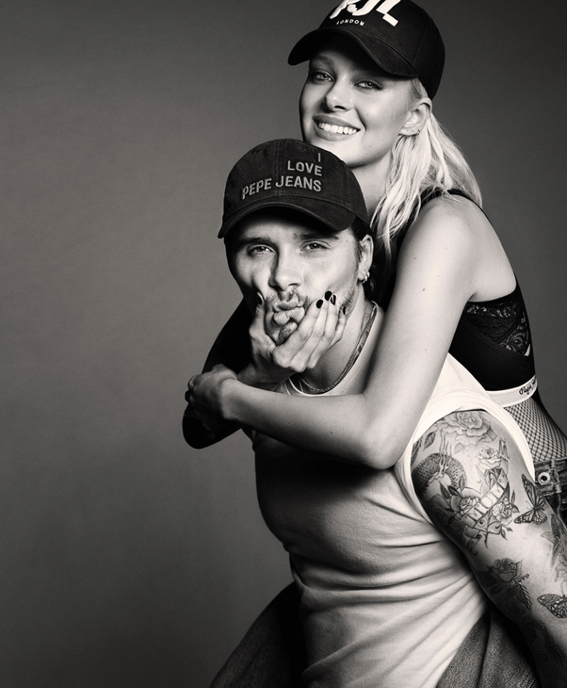 Бруклин Бекхэм и Никола Пельтц снялись в рекламной кампании Pepe Jeans (фото 2)