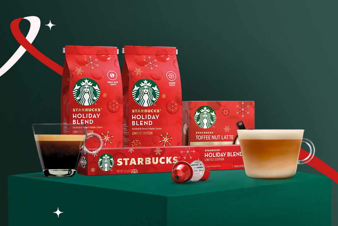 Кофе из новогодней коллекции Starbucks теперь можно приготовить дома (фото 1)