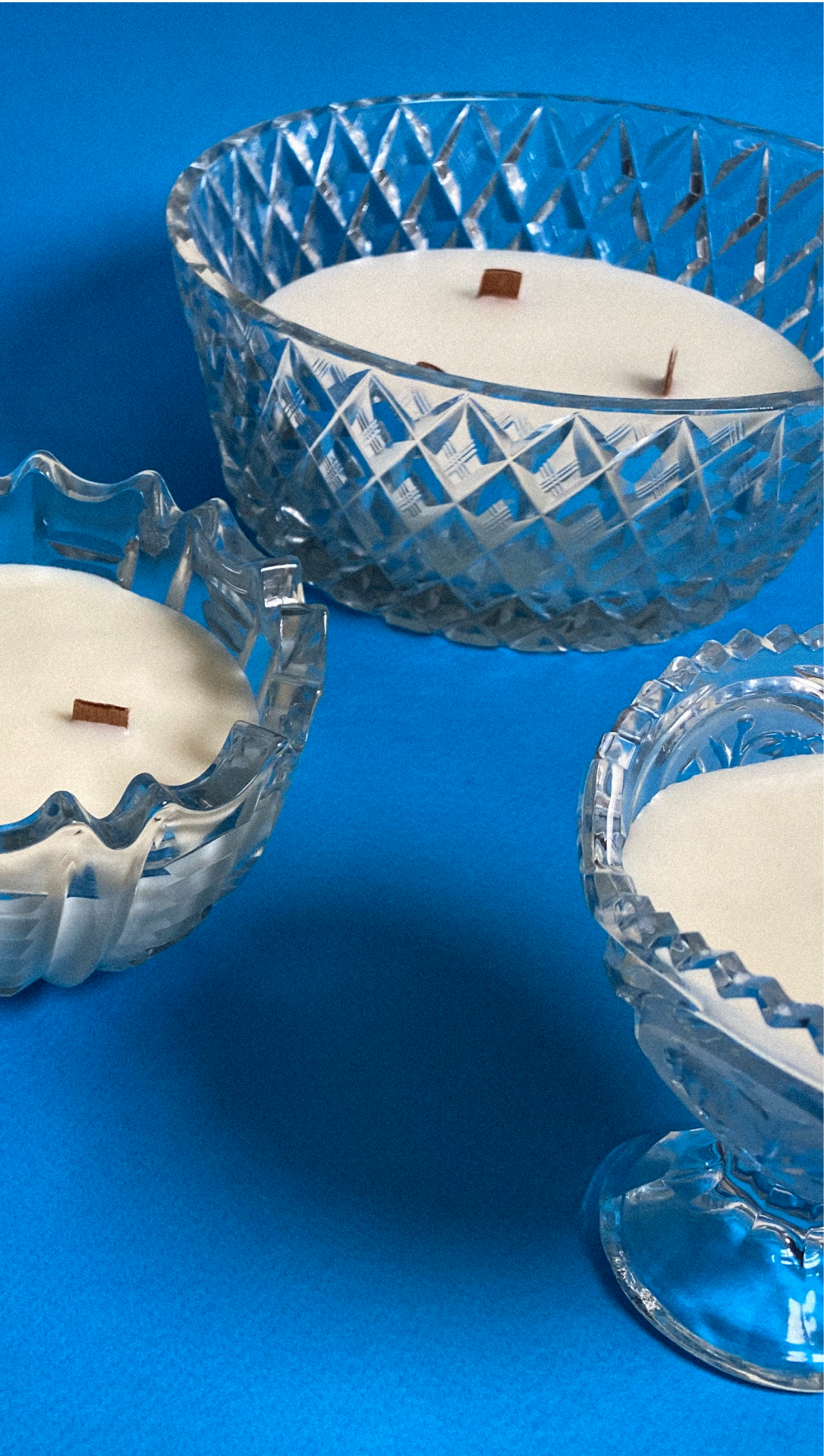 Апсайкл-проект Kryshtal выпустил коллекцию свечей в хрустальных вазах (фото 2)