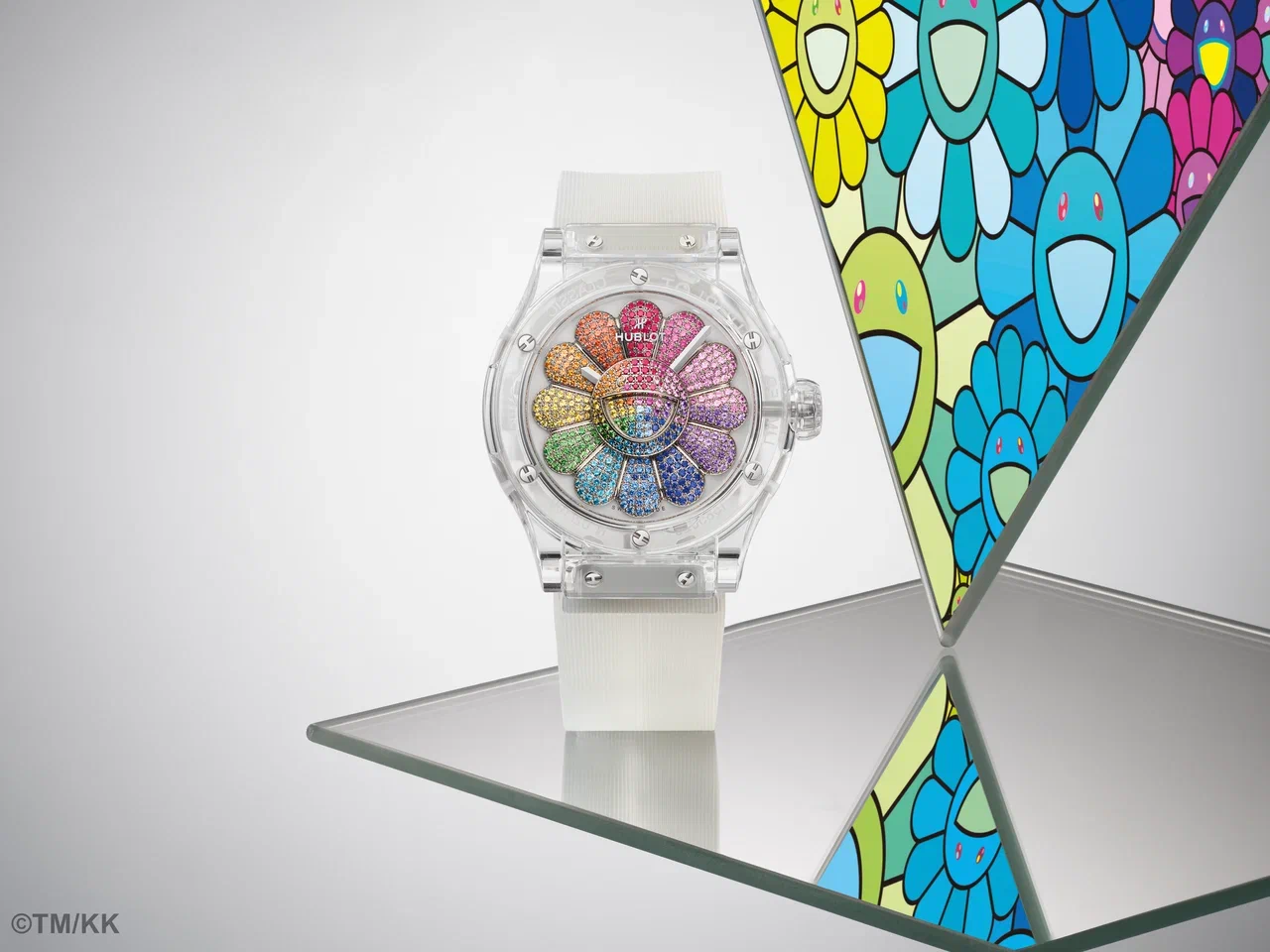 Hublot выпустил радужные часы в коллаборации с художником Такаси Мураками (фото 2)