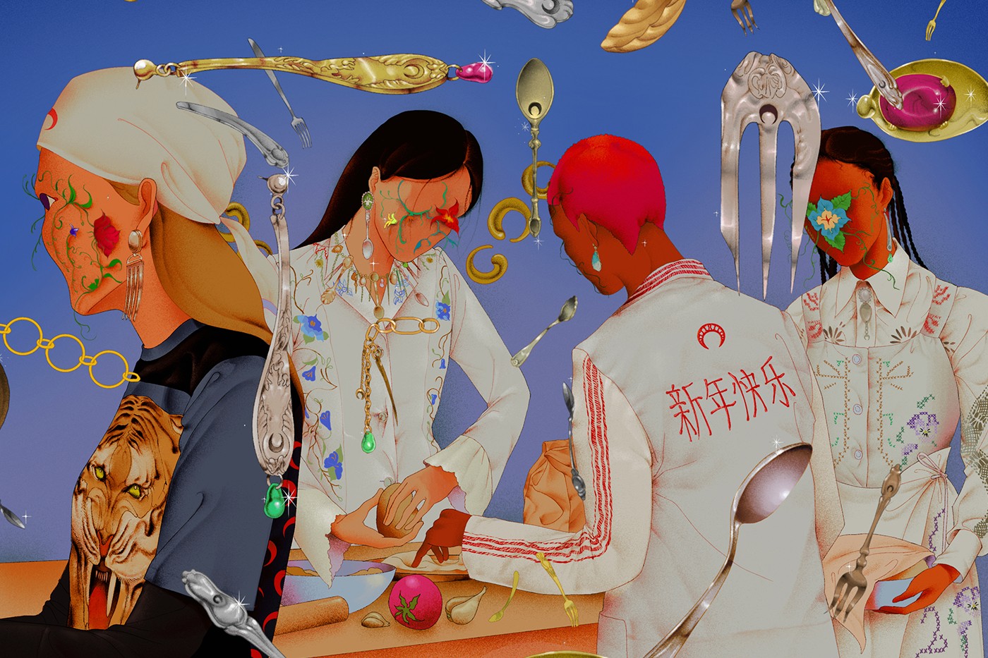 Marine Serre выпустил капсулу в честь года Тигра (фото 1)