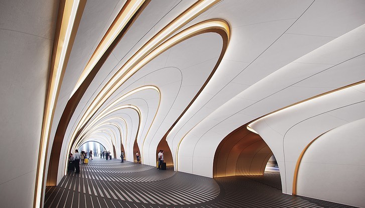 Архитектурное бюро Захи Хадид показало проект станций украинского метро (фото 1)