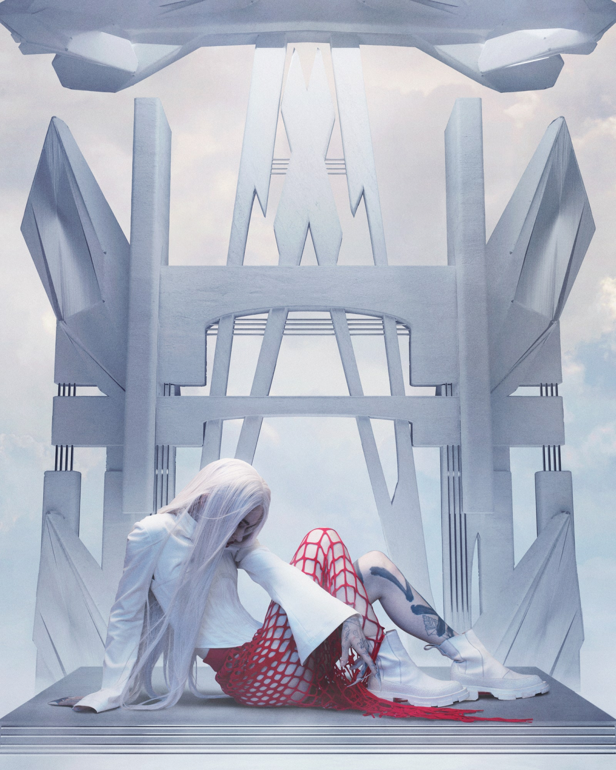 Граймс снялась в новой кампании Dion Lee (фото 3)