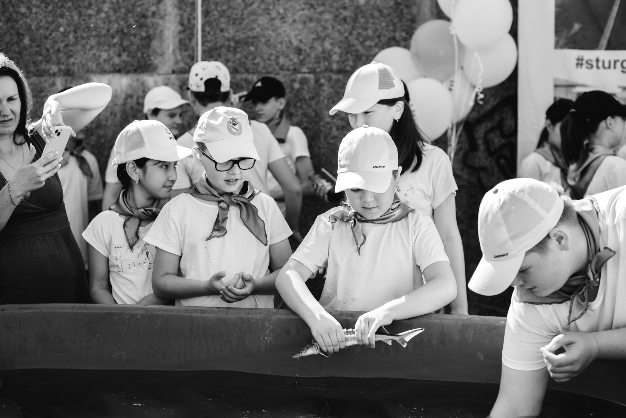 BelugaFarm провел благотворительную акцию по спасению рыб в Астрахани (фото 4)