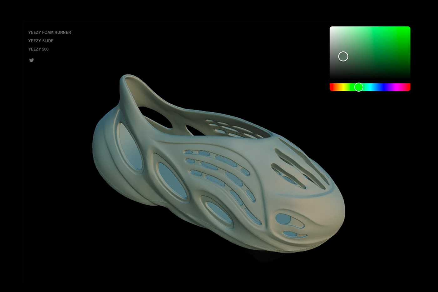 На сайте Yeezy появилась возможность создать собственный дизайн кроссовок (фото 1)