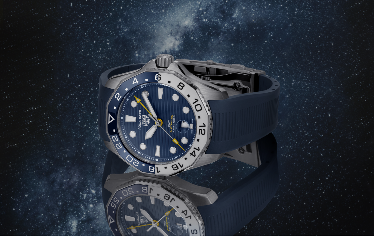 TAG Heuer показал новые спортивные часы Aquaracer Professional 300 GMT (фото 5)