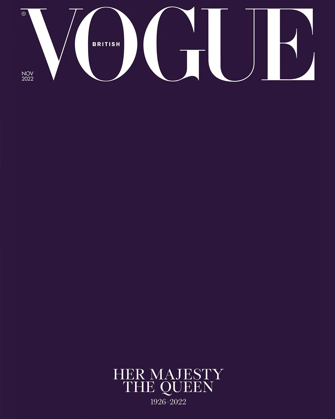 Британский Vogue посвятил ноябрьский номер памяти королевы Елизаветы II (фото 1)