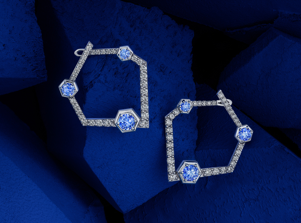 Luminous Diamonds выпустил коллекцию украшений с флуоресцентными бриллиантами (фото 1)
