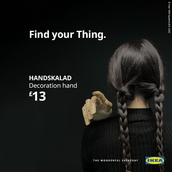 IKEA показала рекламу в стиле сериала «Уэнсдэй» Тима Бертона (фото 1)