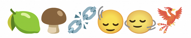 Лайм и феникс: Unicode представил новые эмодзи (фото 1)