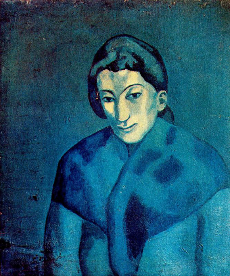 Под картиной «Женщина в шали» Пабло Пикассо нашли набросок другой работы художника (фото 1)