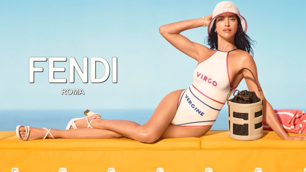 Ирина Шейк снялась в новой пляжной кампании Fendi (фото 1)
