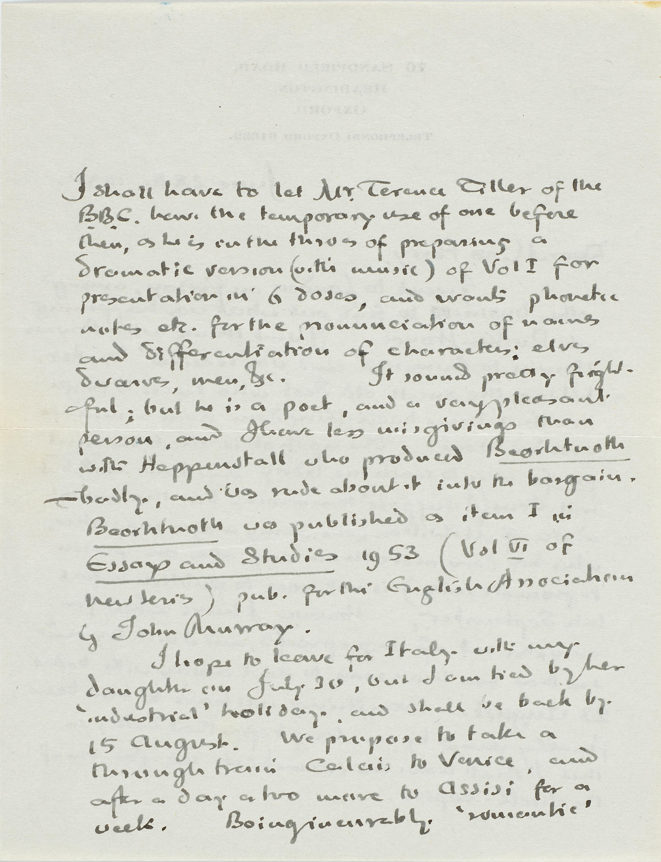 Письмо Толкина, в котором он сравнивает себя с хоббитом, продали на аукционе за 20,5 тысячи долларов (фото 4)