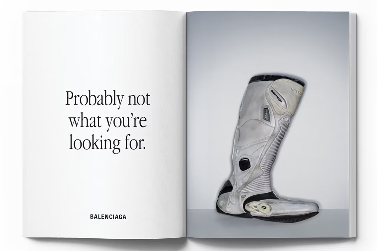Balenciaga запустил ироничную кампанию в формате книги (фото 4)