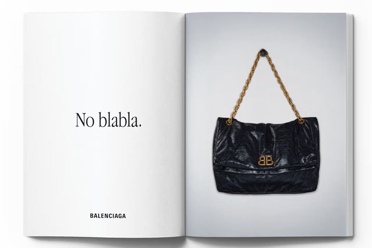 Balenciaga запустил ироничную кампанию в формате книги (фото 3)