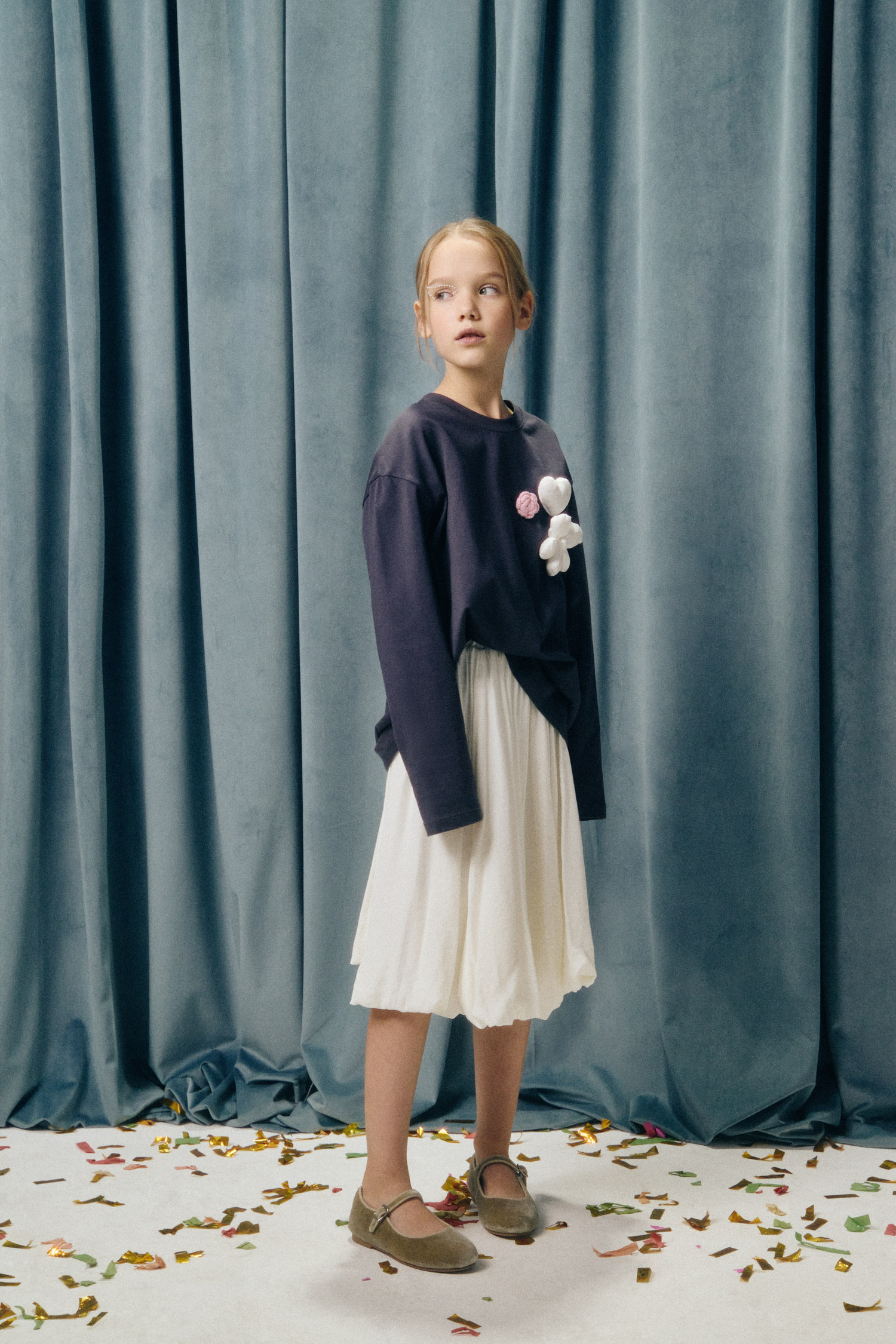 Банты, пайетки и бархат: Limé показал детскую новогоднюю коллекцию (фото 8)