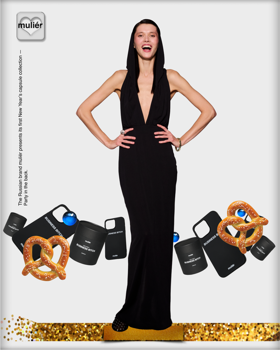 Российский бренд muliér показал кампанию новогодней капсулы (фото 6)