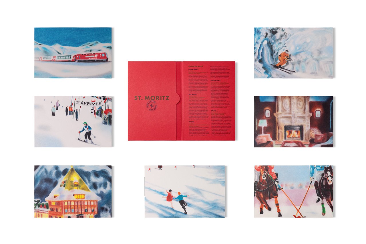 Louis Vuitton представил набор путеводителей по зимним курортам (фото 12)