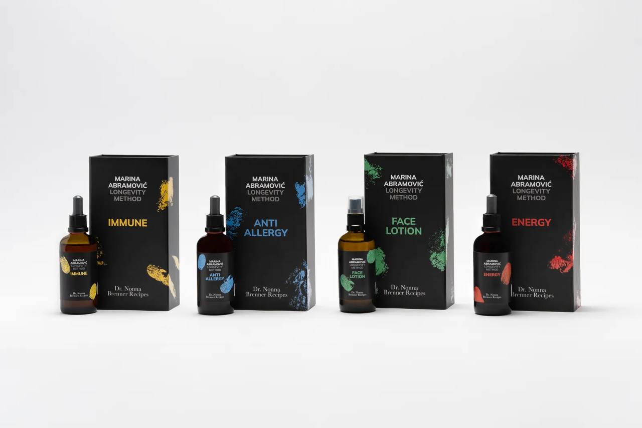 Марина Абрамович выпустила линейку средств по уходу за кожей (фото 1)