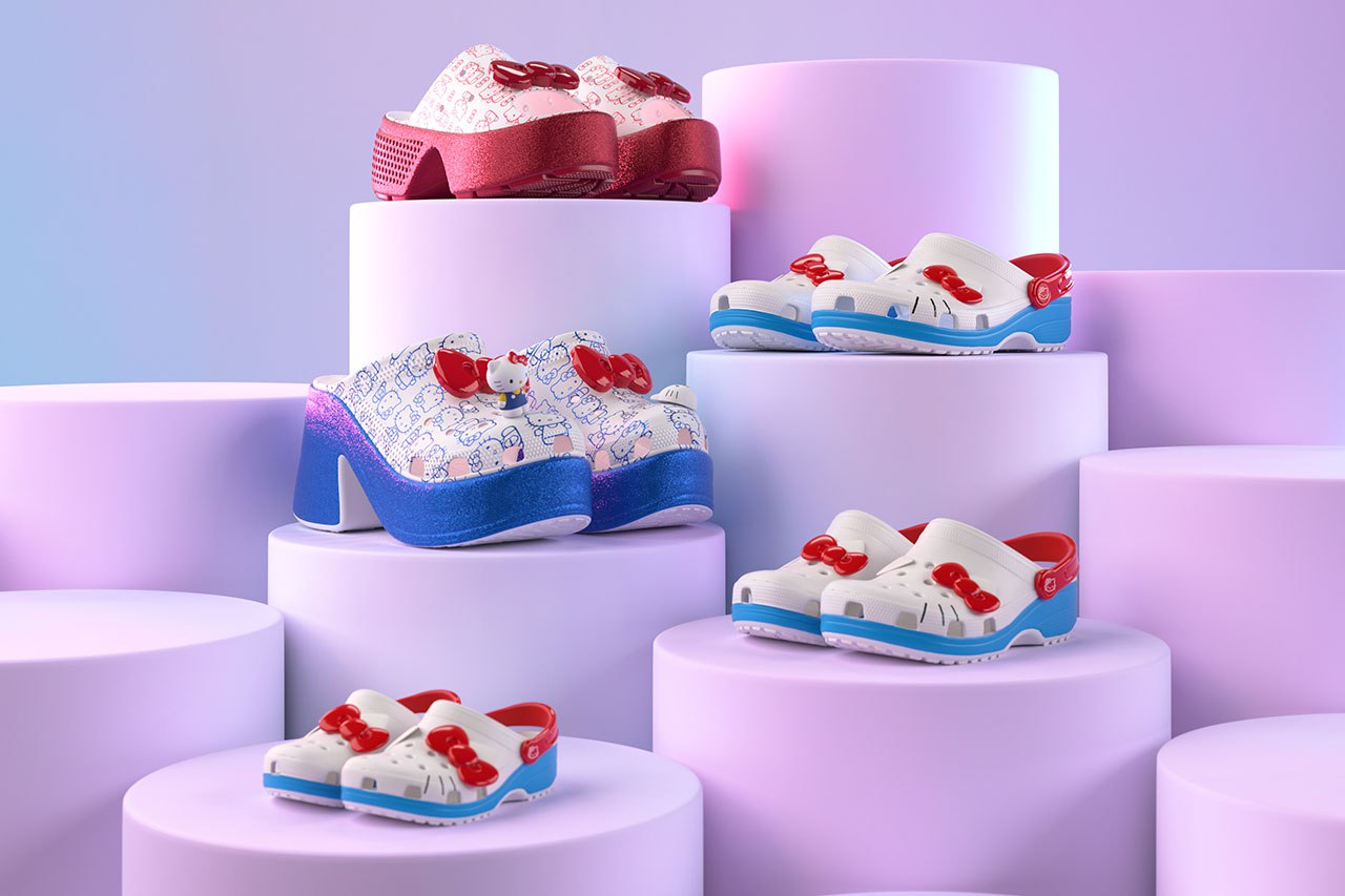 Crocs представил коллекцию, посвященную 50-летию Hello Kitty (фото 1)
