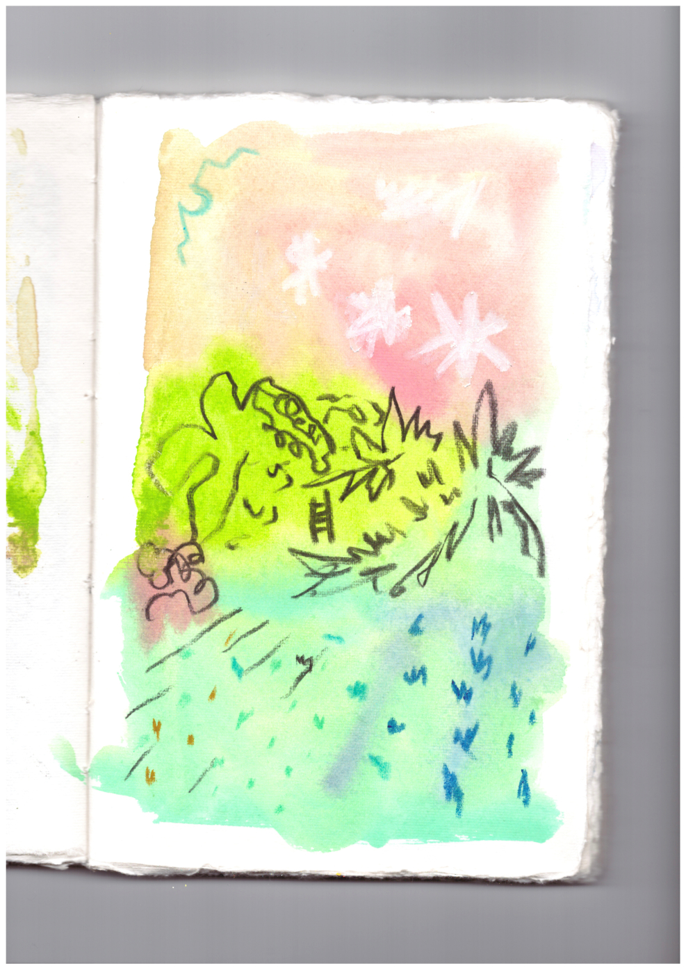 Художники рисуют для BURO.: Катя Афонина о воспоминаниях и ускользающем моменте (фото 7)