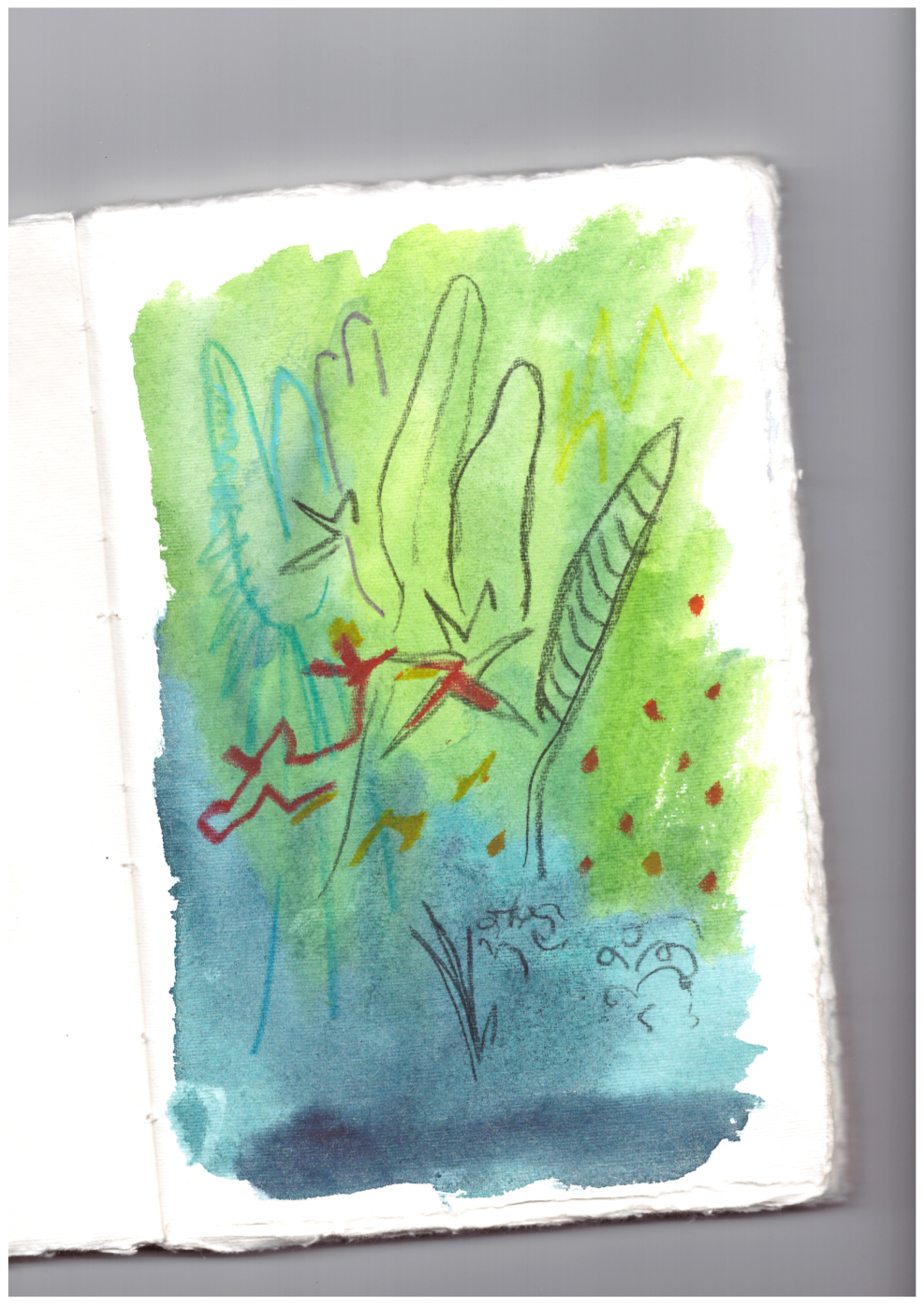 Художники рисуют для BURO.: Катя Афонина о воспоминаниях и ускользающем моменте (фото 11)