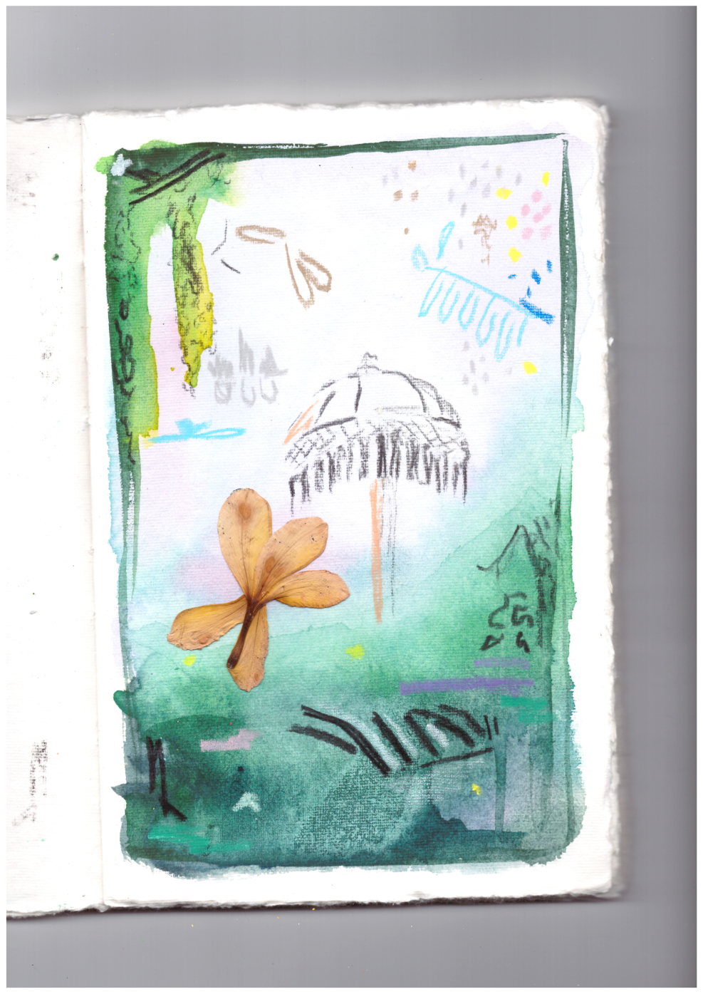 Художники рисуют для BURO.: Катя Афонина о воспоминаниях и ускользающем моменте (фото 13)