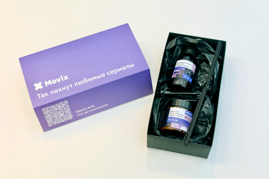 Movix и «Библиотека ароматов» выпустили аромабокс для любителей сериалов (фото 1)