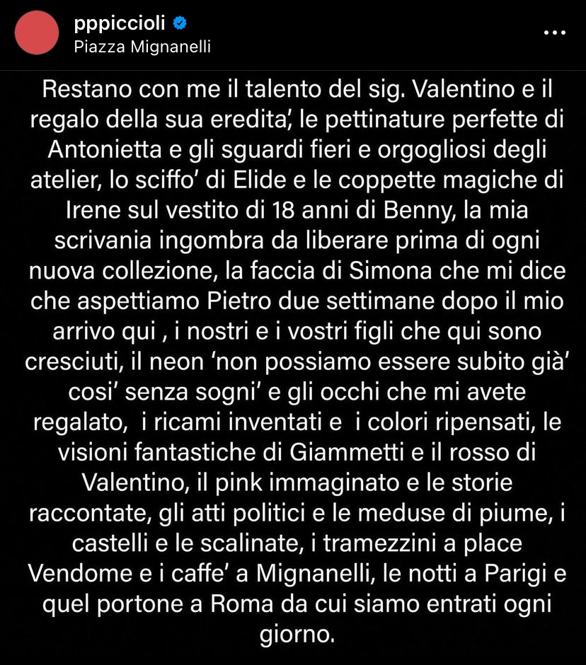 Pink PP и выход с командой: чем запомнилась эпоха Пьерпаоло Пиччоли в Valentino (фото 3)