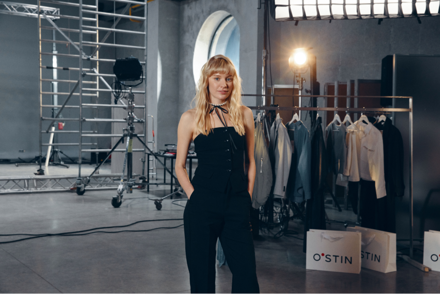 Актриса Лена Тронина снялась в рекламной кампании O'stin (фото 2)