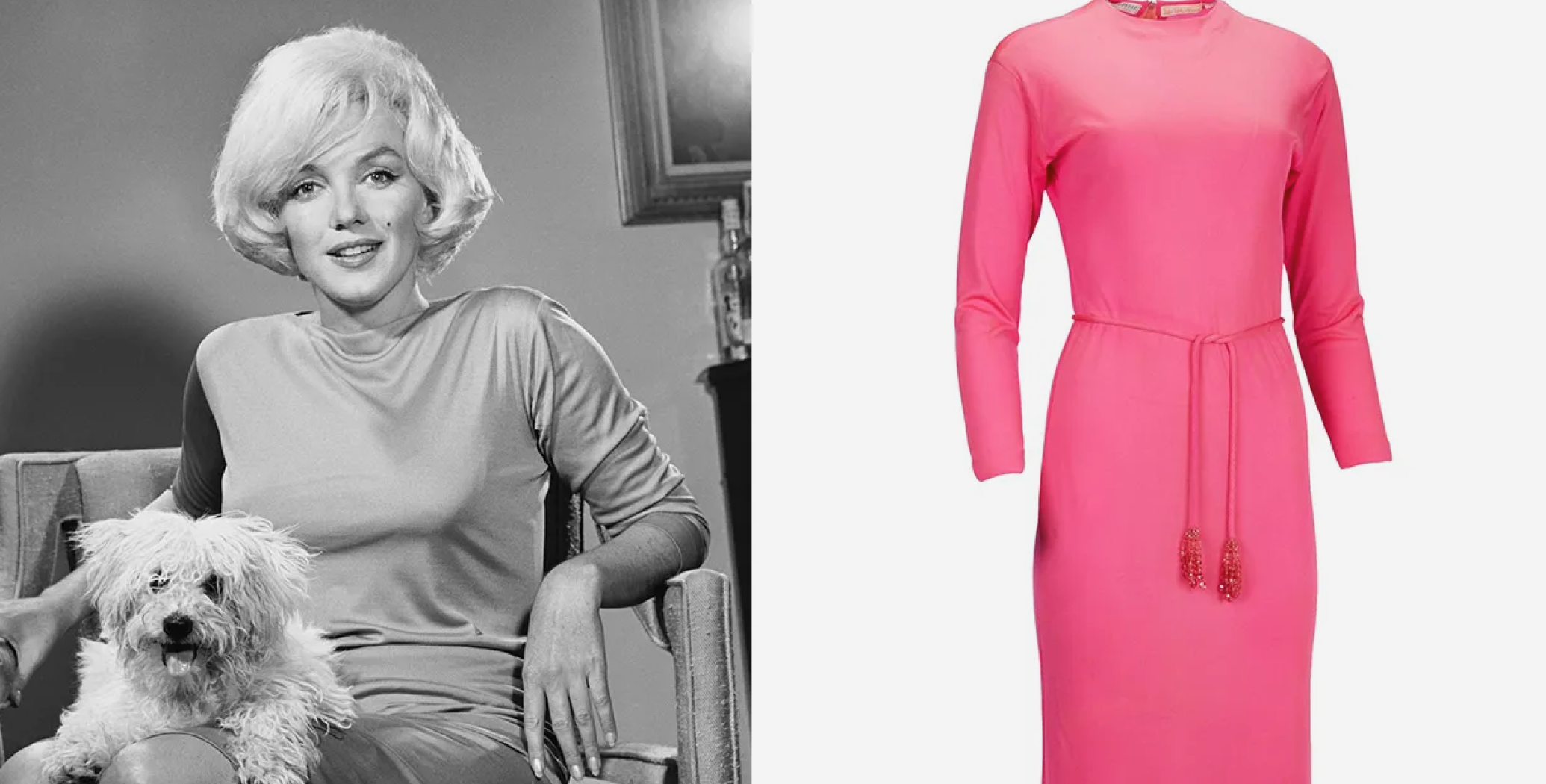 Розовое платье Pucci Мэрилин Монро и смокинг Хью Хефнера продали на аукционе (фото 1)