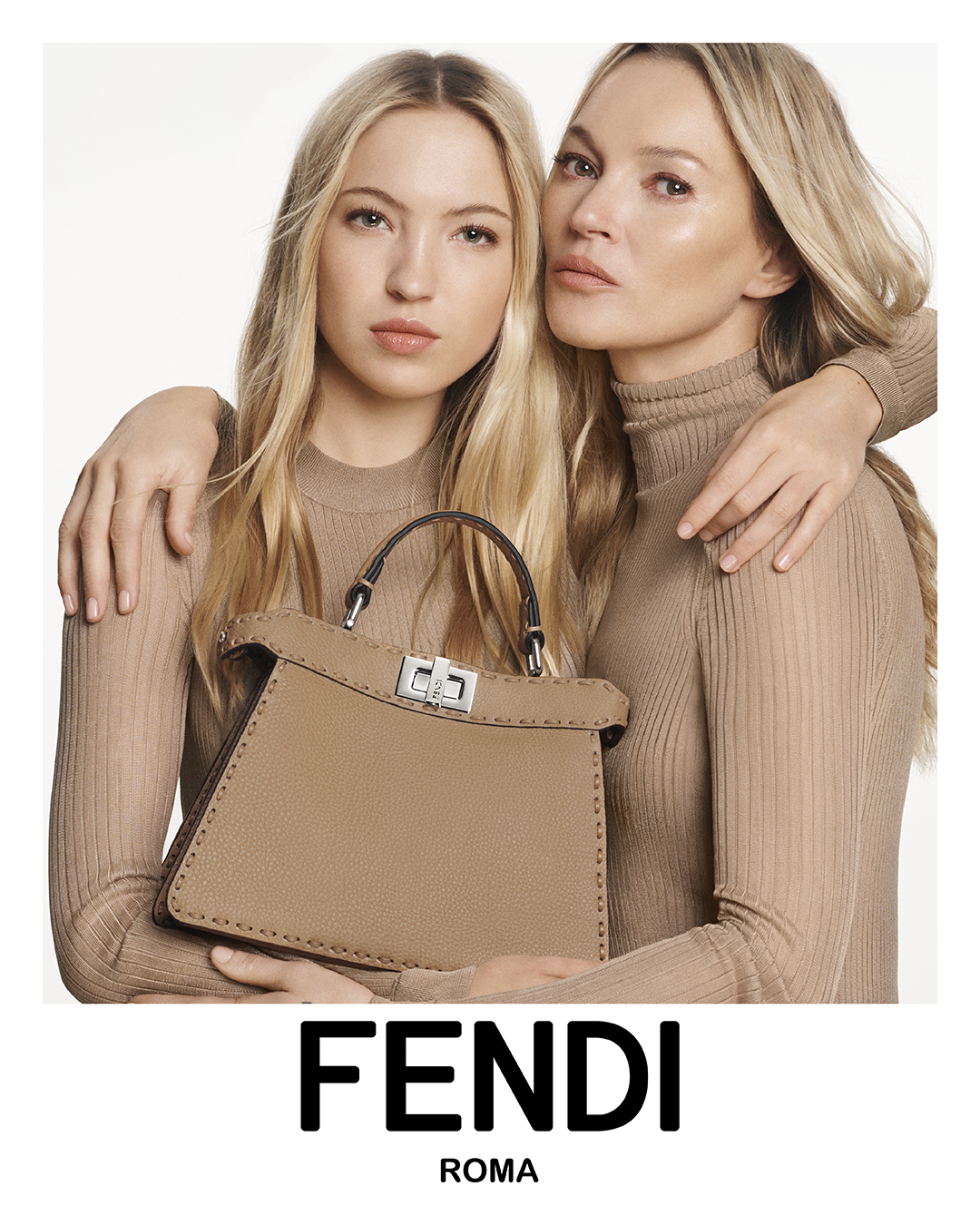Кейт и Лила Мосс снялись в кампании сумок Fendi Peekaboo (фото 2)