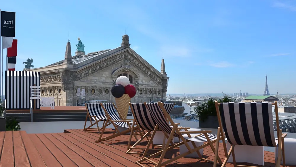 Ami откроет поп-ап на террасе Галереи Лафайет (фото 1)