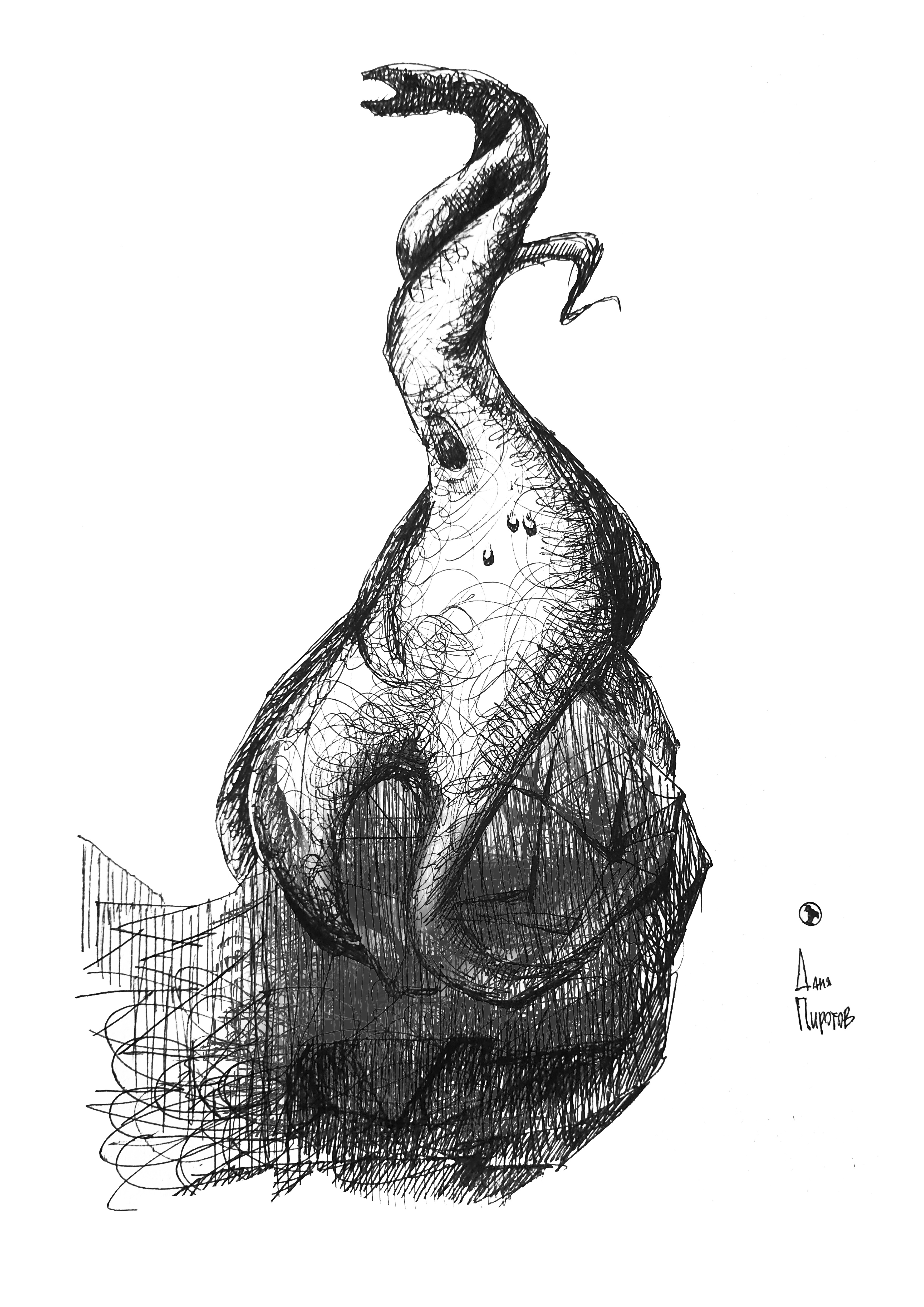 Художники рисуют для BURO.: Даня Пирогов — о страхе перед природными силами (фото 2)