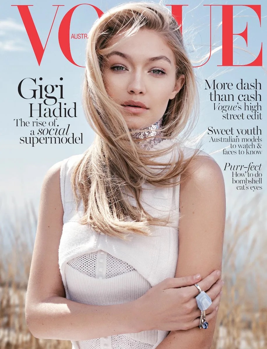 От V Magazine до Vogue Japan: 20 журнальных обложек с Джиджи Хадид (фото 1)