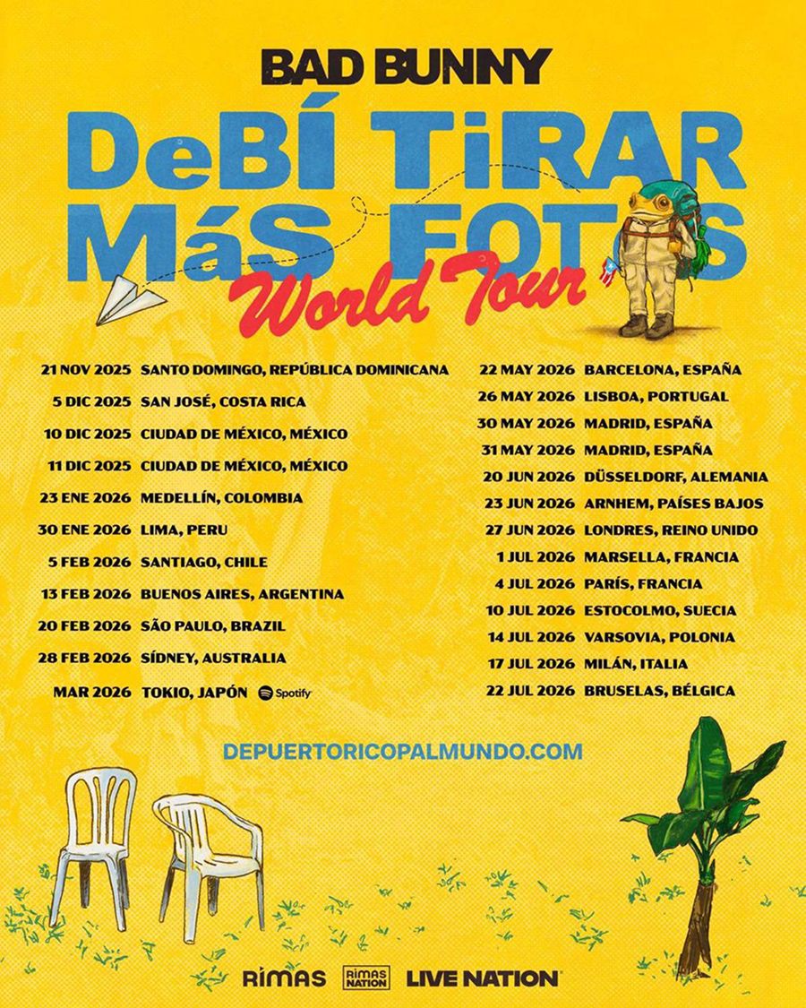 Bad Bunny анонсировал мировой тур (фото 2)