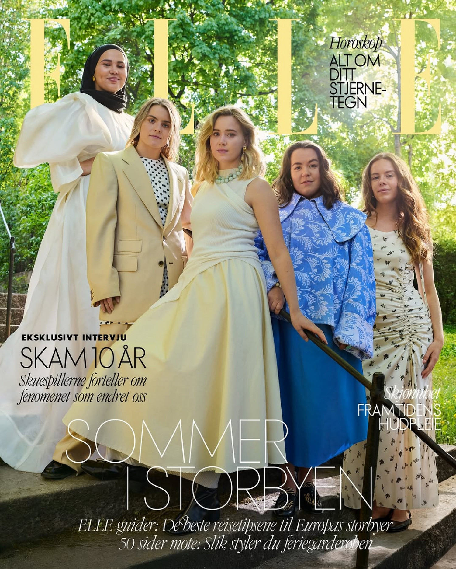 Актеры сериала Skam объединились для обложки журнала Elle (фото 1)