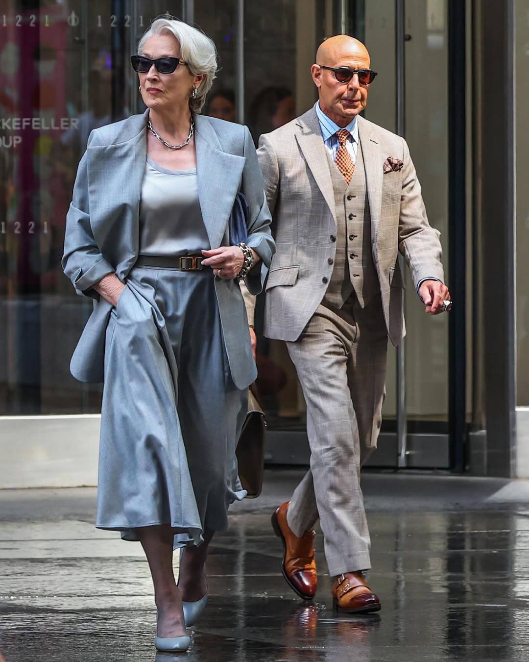 В сети появились новые кадры со съемок «Дьявол носит Prada 2» (фото 7)