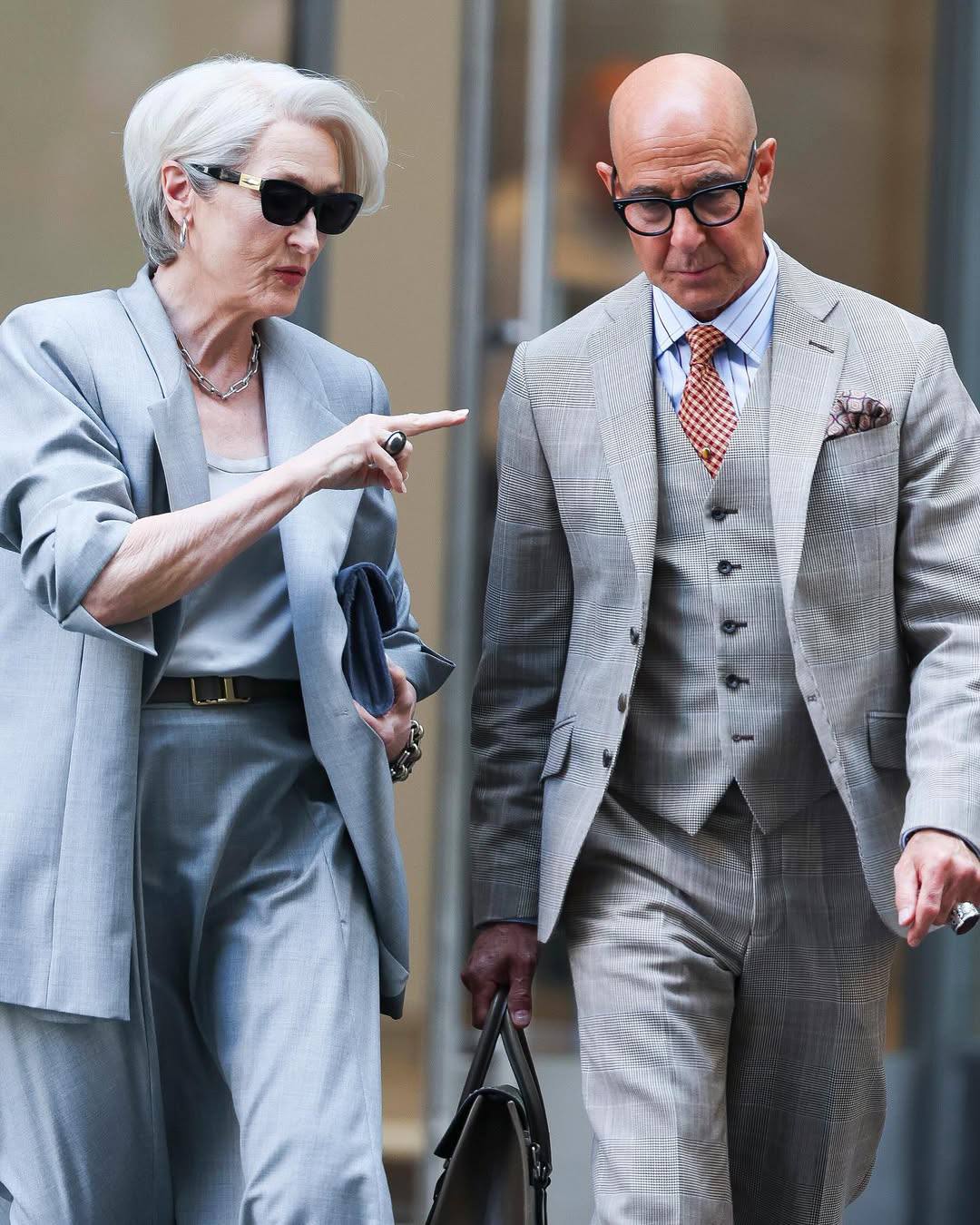 В сети появились новые кадры со съемок «Дьявол носит Prada 2» (фото 5)