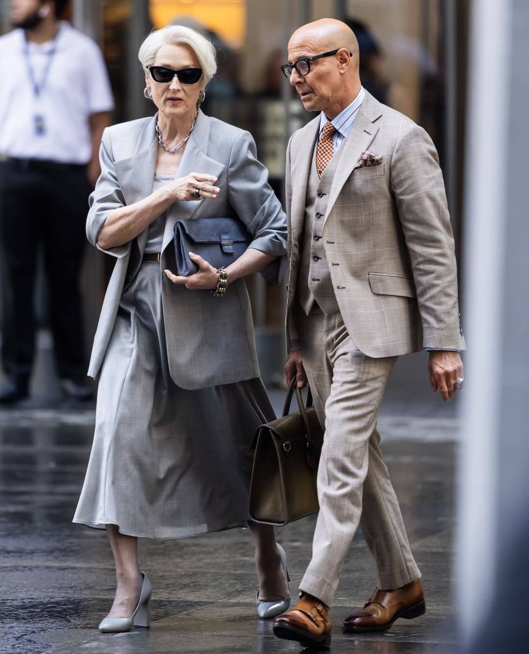 В сети появились новые кадры со съемок «Дьявол носит Prada 2» (фото 4)